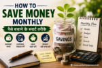 How To Save Money Monthly in Hindi practical money saving tips for Indian families