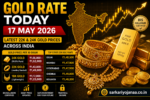 Feature image showing Gold Rate Today 17 May 2026 with latest 22K and 24K gold prices in India