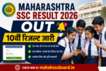 Maharashtra SSC Result 2026 OUT Latest Update